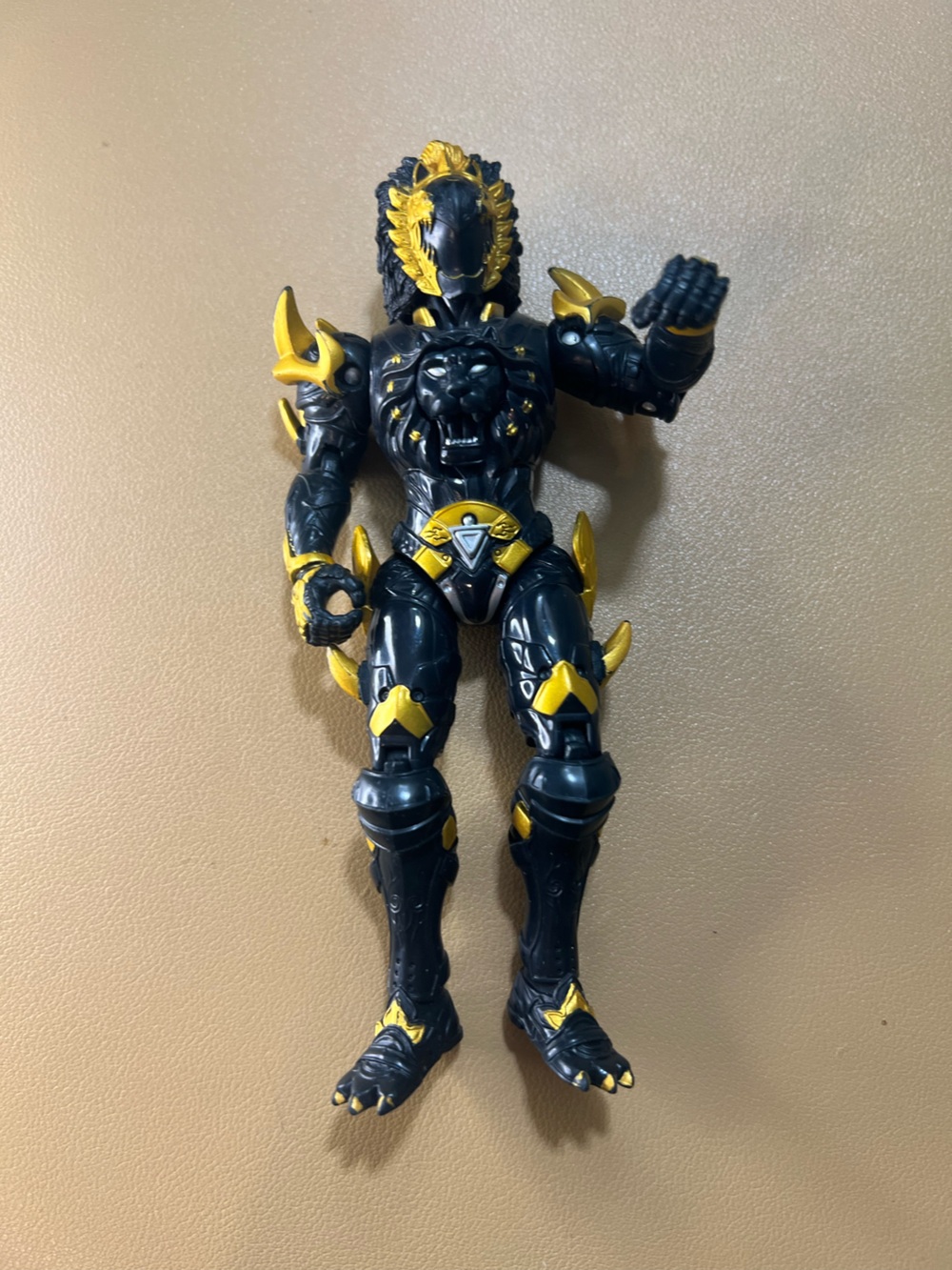 Power Rangers Black Lion Jungle Fury Figure Used 2007